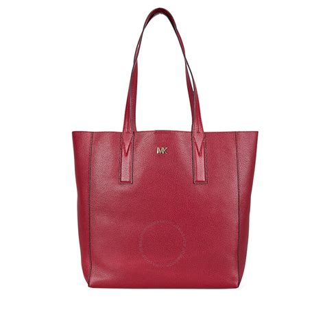 michael kors junie tote maroon|Michael Kors.